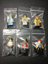 Lego Minifigures Series  Mixed Lot Of 6 Great Condition 