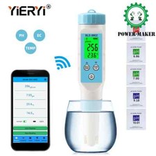 PH Meter PH/EC/TDS/TEMP Meter APP Intelligent Control Water Quality Tester ATC