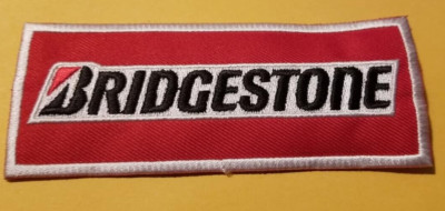 BRIDGESTONE Embroidered Patch worldwide shipping approx.   2x4.75''