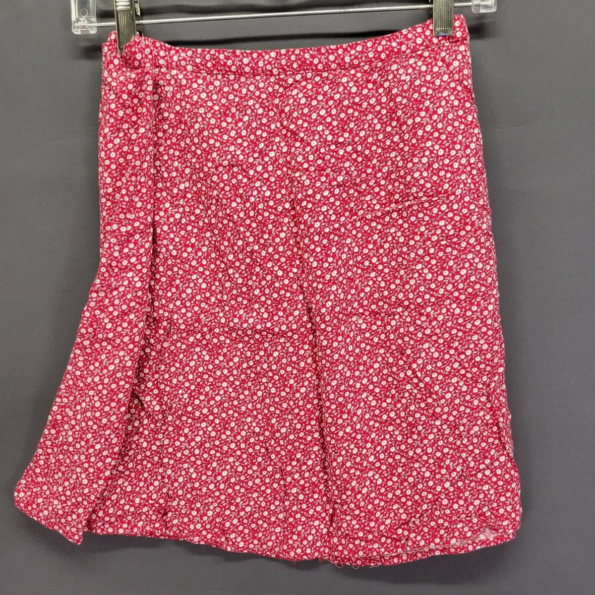 Vintage floral mini skirt cheap