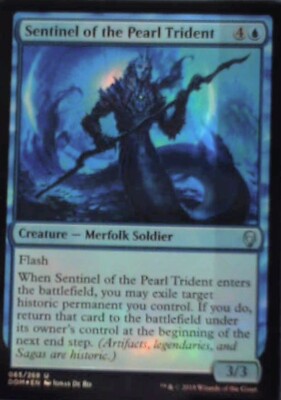 Sentinel of the Pearl Trident - Dominaria: #65, MTG - Foil Lp R249