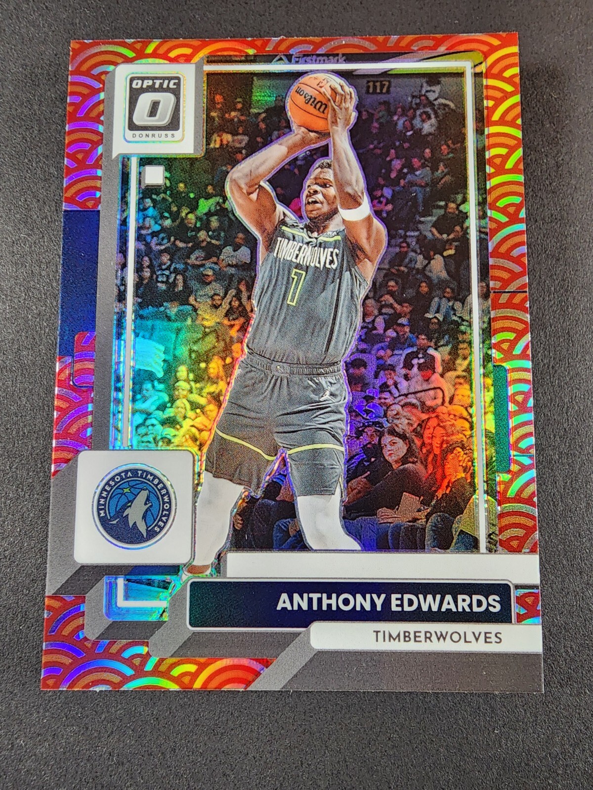 2022-23 Panini Optic Basketball 45 Anthony Edwards Photon Timberwolves