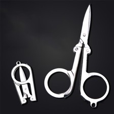 2 PCS Portable Small Folding Scissors Pocket Cutter for Travel Crafts Emergency