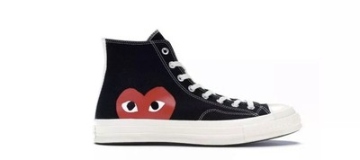 hidden heart high top sneaker