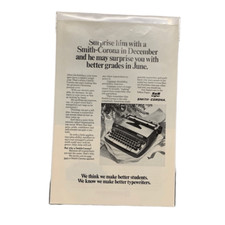 Vintage 1971 Smith Corona Surprise Him Ad Advertisement thumbnail