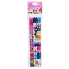 Disney Princess Set of 6 2 Pencils for Back to School