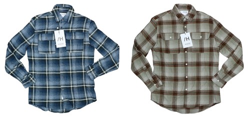 Selected Homme Plaid Flannel Long Sleeve Men's Button Down Shirt NWT