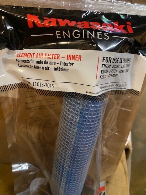 Genuine Kawasaki OEM Inner Air Filter 11013-7045 FD731V, FX651