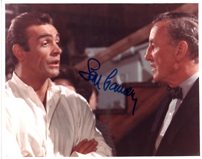 SEAN CONNERY JAMES BOND Dr No Goldfinger 007 SIGNIERTES FOTOGRAFIE 10x8 MIT COA