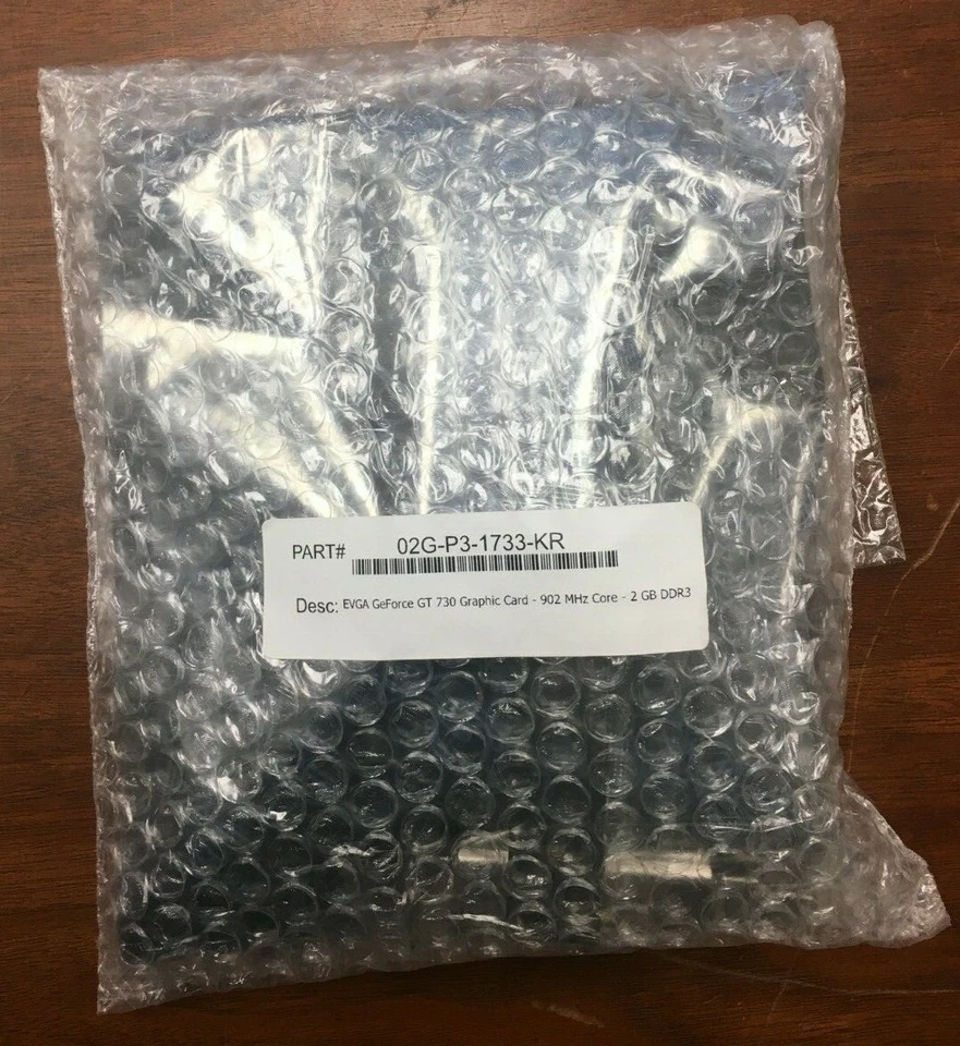 New EVGA nVidia GEFORCE GT 730 GT730 Graphics Video Card 2GB 02G-P3-1733-KR - Image 2 of 4