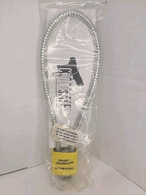NEW - PROJECT CHILD SAFE CABLE GUN RIFLE LOCK WITH 2 KEYS AND INSTRUCTION