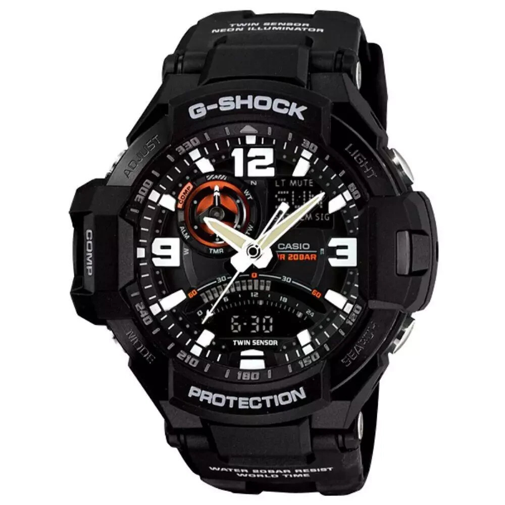 Casio G-Shock  GA-1000-1ADR Gravitymaster Twin Sensor BNIB.