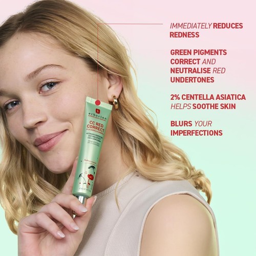 Erborian CC Red Correct with Centella Asiatica - Colour Correcting and Redness - Picture 4 of 13
