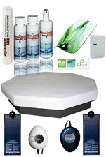 8-Eck Wasserbett Softside DUAL Komplett Set 8eck Achteck 240/260 cm Komplettbett