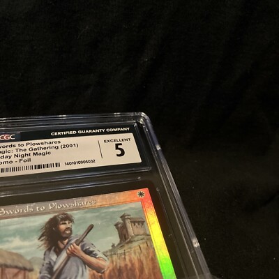 Swords to Plowshares FOIL Friday Night Magic FNM Promo LP EX CGC
