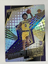 2023-24 Panini Revolution Basketball Shock Wave #13 Jalen Hood-Schifino Lakers
