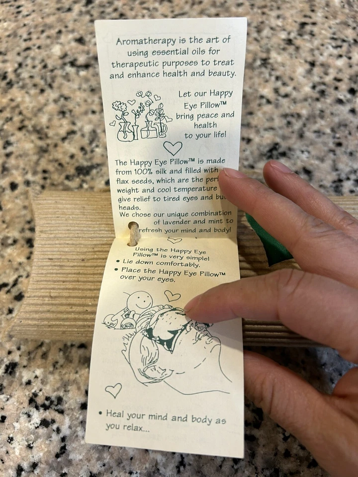 Bath & Body Works Heartland Era Happy Eye Pillow Sunburst Logo VTG Collector ‘94 - Image 4 of 4