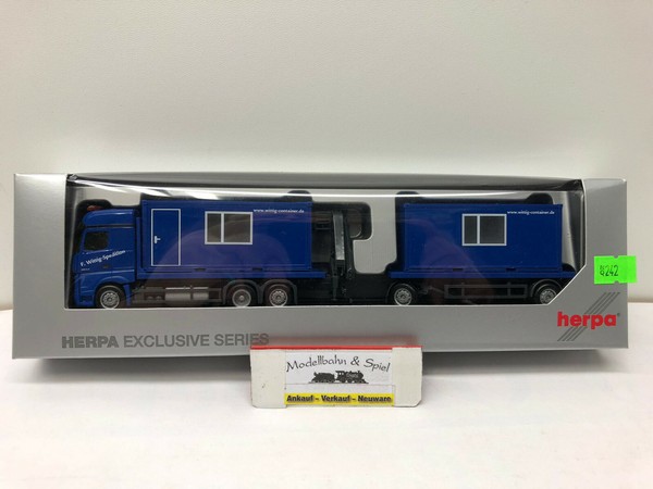 "Herpa 908863 Spur H0 1/87 Mercedes Benz Actros Bigspace HäNgerzug \"F. Wittig\""-image