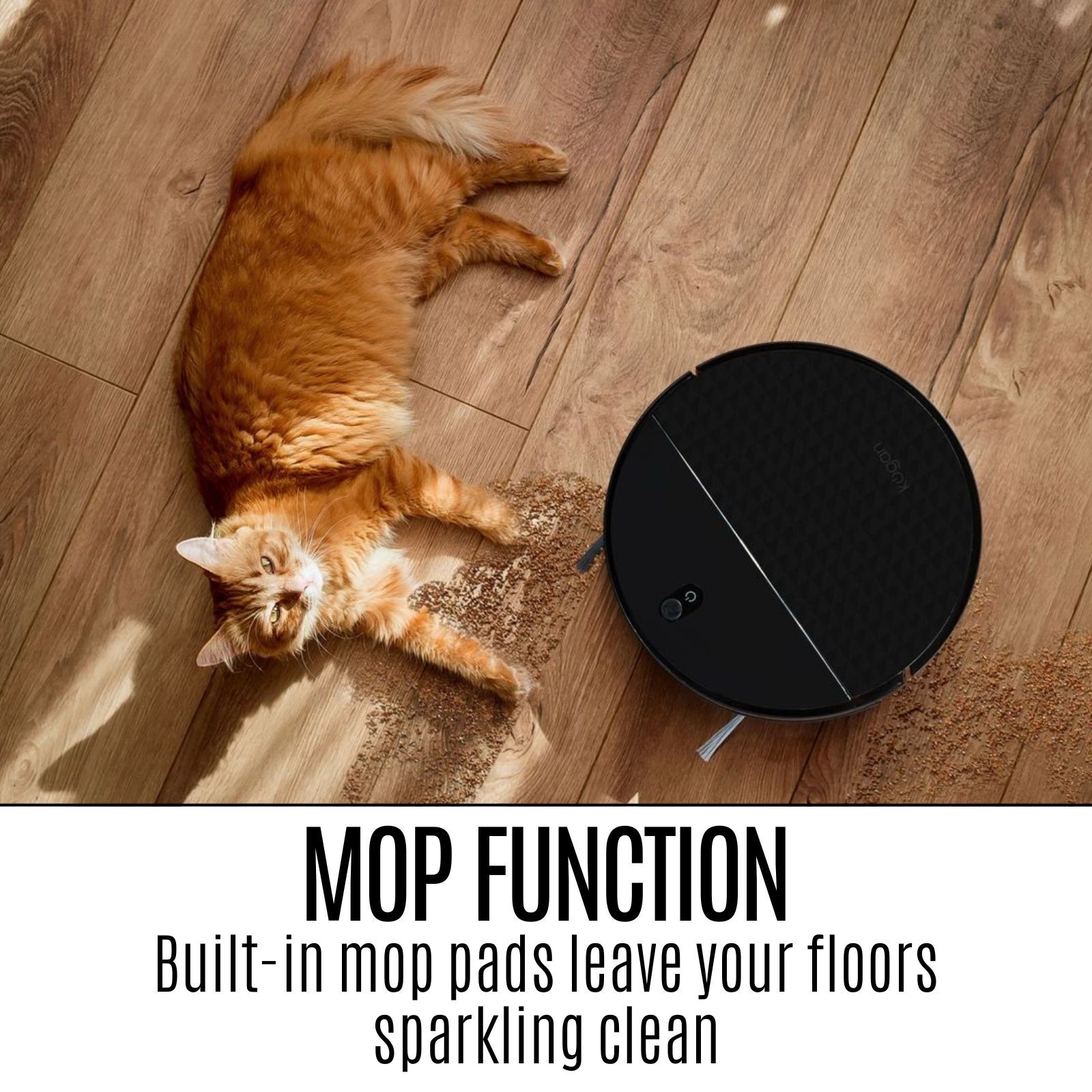 Kogan EasyClean R40 Robot Vacuum Cleaner and Mop Dust Edge Spot Sweeper Filter eBay