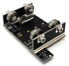 Rollenprüfstand, beleuchtet, Edelstahlrollenlager für Spur G, Spur 1 Rollenbock