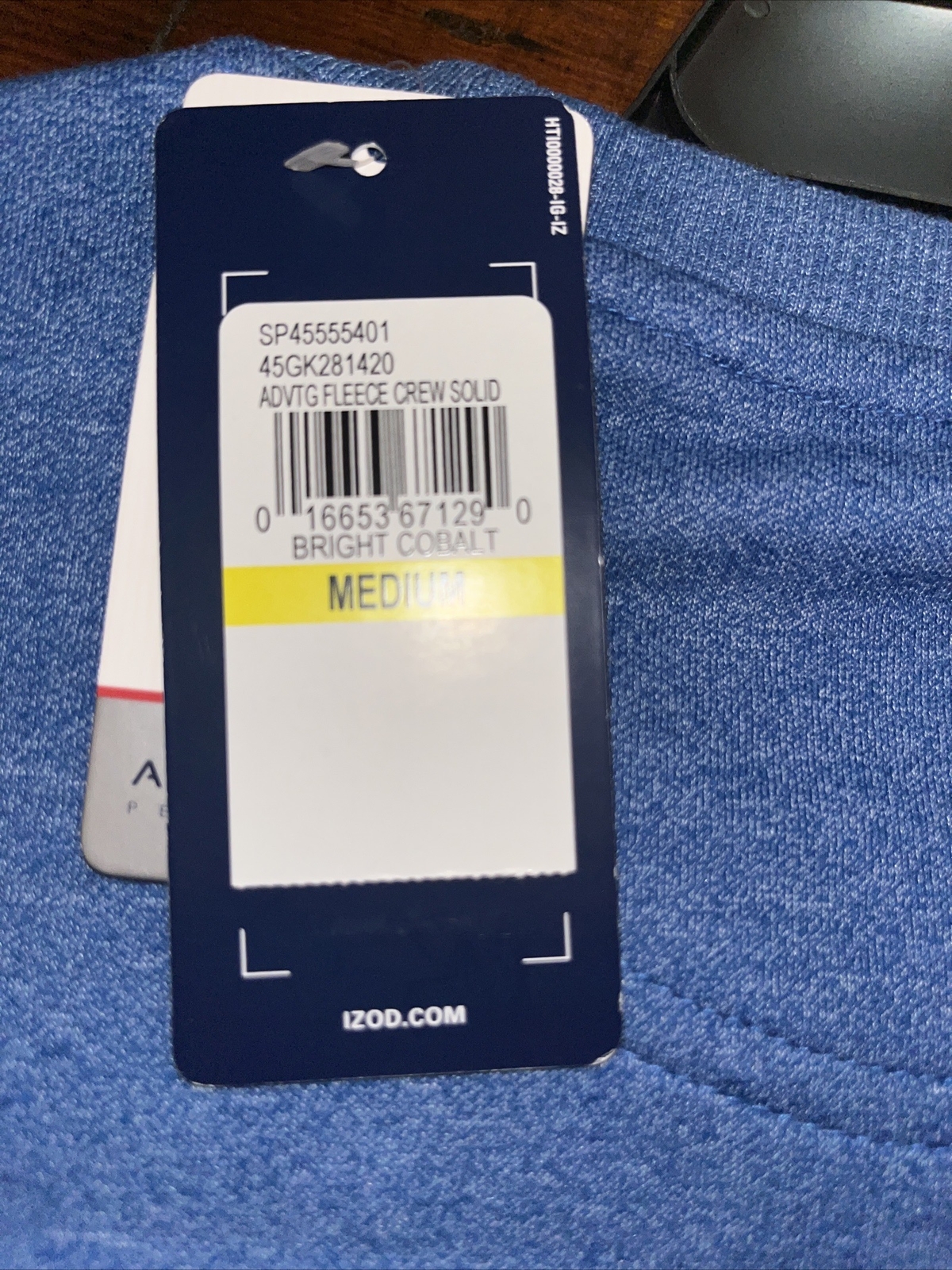 IZOD Men’s Advantage Performance Crewneck Fleece Pullover Sweatshirt