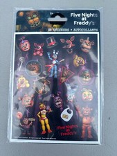 Original 2017 Five Nights At Freddy's Sticker Sheet New Sealed