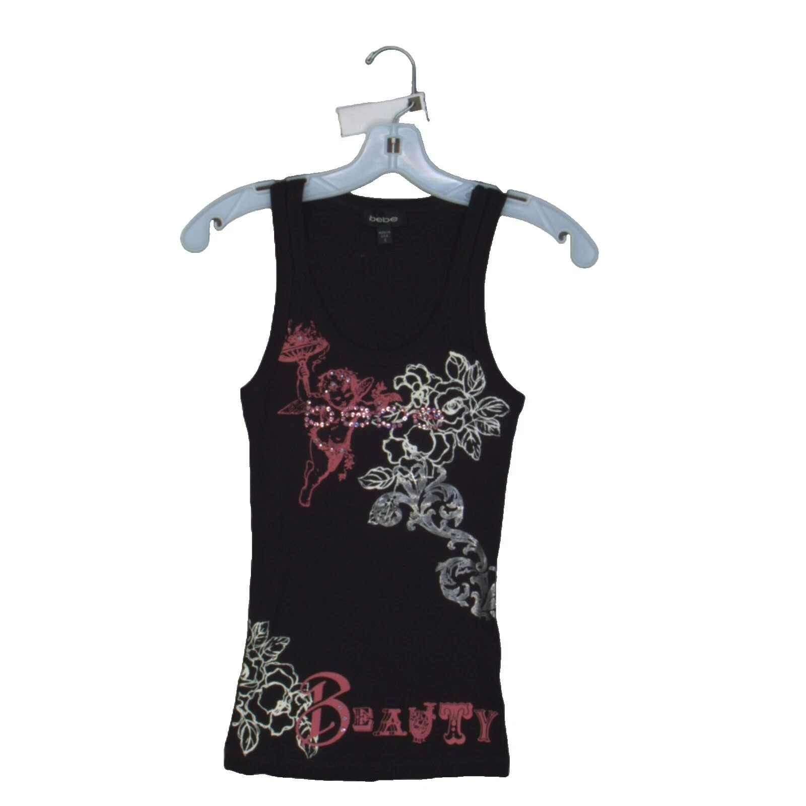 Bebe Women's Floral de Algodão Blusas para mulheres