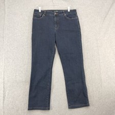 Lauren Ralph Lauren Blue Jeans Wmns 12 x 25 Premier Straight Mid Rise Relaxed