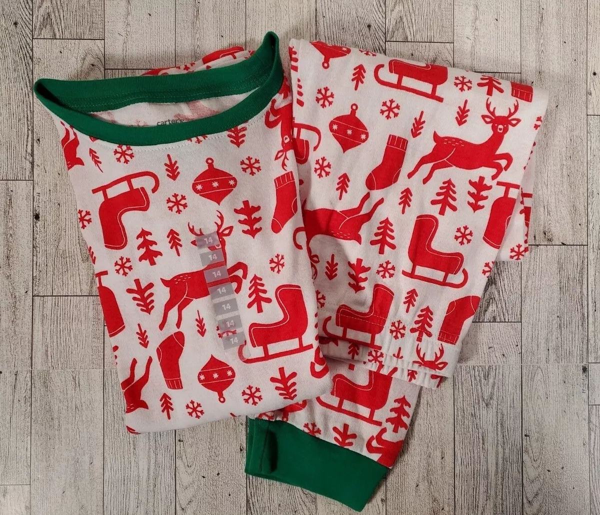 Carters size store 14 pajamas