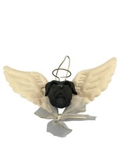 Vintage Two Sisters Dog Angel Ornament