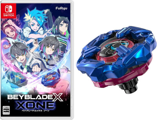 BEYBLADE X XONE SWITCH Software with Shinobi Knife 4-60LF Metal Coat : Blue New - Picture 2 of 5