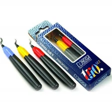 Noga 3 Piece Trio Universal Deburing Set RB3000