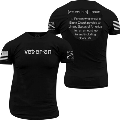 Grunt Style Blank Check T-Shirt - Schwarz