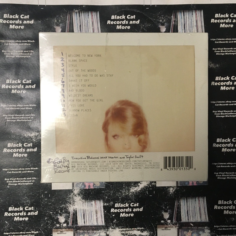 Big Help Sticker TAYLOR SWIFT T.S. 1989 CD NEW SEALED HYPE STICKER SLIP CASE Big Machine ...