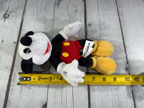 Walt Disney World Pie-Eyed Mickey Bean Bag Plush 2000 Tags Attached 9” - Picture 7 of 7