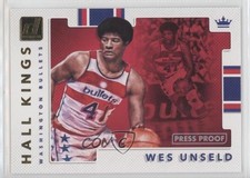 2017-18 Panini Donruss Hall Kings Press Proof Wes Unseld #13 HOF 0a1