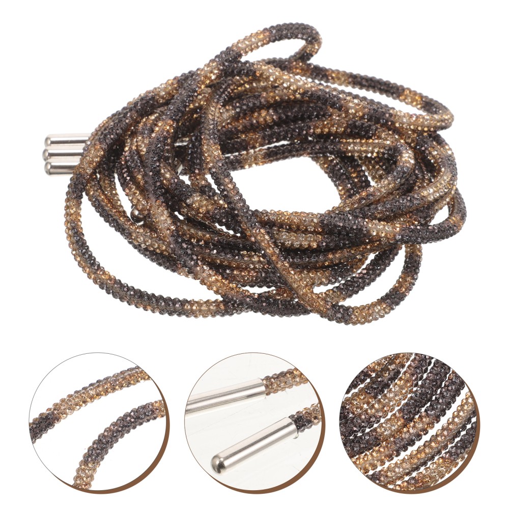 APL Lacci completi donna strass per scarpe sneakers fantasia