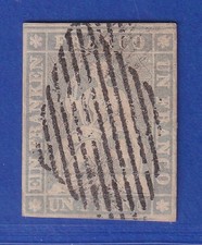 Schweiz 1854 Sitzende Helvetia Berner Druck Mi.-Nr. 18 II Aysa gestempelt