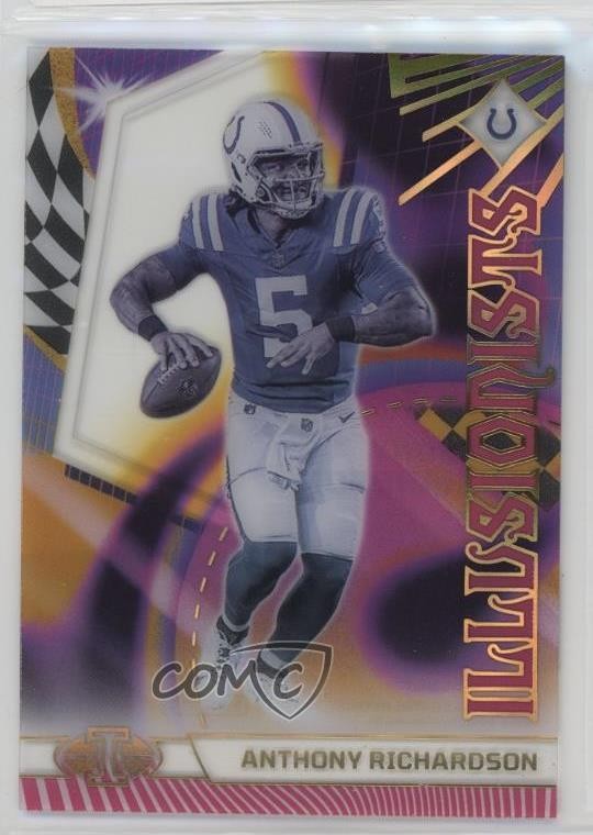 2023 Panini Illusions Illusionists Pink 242/399 Anthony Richardson Rookie RC 8mm