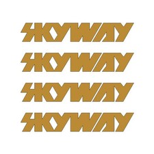Skyway - Retro Tuff wheels - GOLD die cut decals