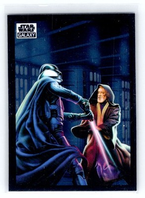 2022 Topps Star Wars Galaxy Chrome Darth Vader VS. Obi-Wan Kenobi 44