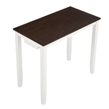 Bar Table and Chairs Set, 3 Piece Dining Table Set