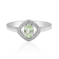 Cavill Ring 0,43Ct Tsavorit Oval Ovalschliff 925 Silber Damen GrüN