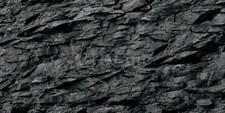 3D Black Stone Texture Aquarium Background Poster - PVC Fish Tank Backdrop 48"x1