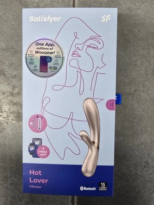 Satisfyer Hot Lover Vibrator - Heated Rechargeable Rabbit Vibrator