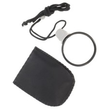  Monocle Lens Hanging Magnifying Glass Man Magnifier with Hole Headband