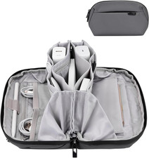 Electronics Cord Organizer Travel Case, Charger Pouch, Tech Accessories Carrying