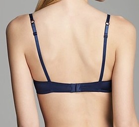 La Perla CFI 905601 Miss Studio Midsummer Push-Up Bra Sz 34 Navy