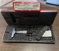 Starrett Micrometer Depth Gage 0-150mm 2-12”Base 440MZ-150RL