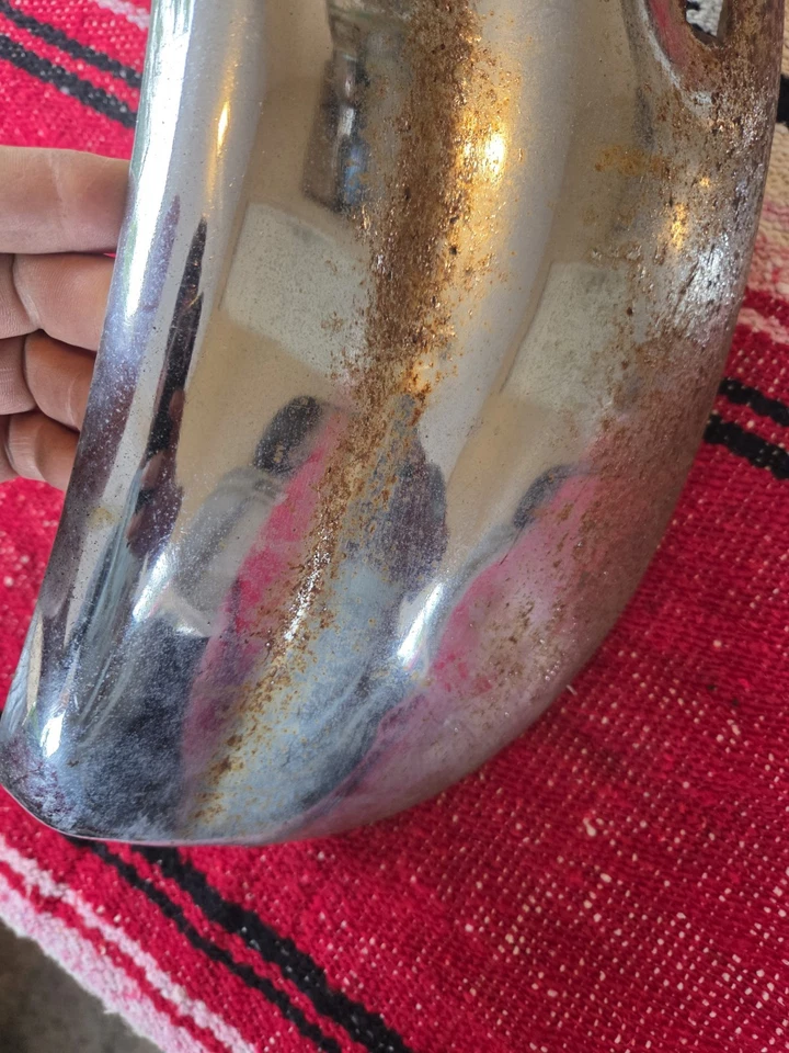 1946-1948 CHEVROLET FLEETLINE FLEETMASTER STYLEMARTER REAR BUMPER WRAPS AROUND Foto 4 de 4